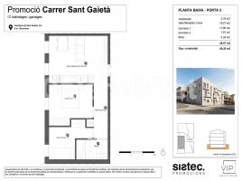 Flat, 57 m², new, Calle de Sant Gaietà, 2