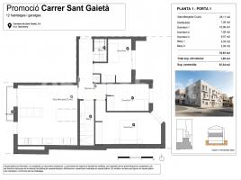 Obra nueva - Piso en, 88 m², nuevo, Calle de Sant Gaietà, 2