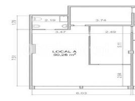 Loft, 56 m², cerca de bus y tren