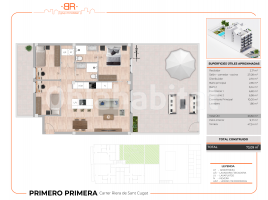 Pis, 85 m², prop de bus i tren, Avenida Riera de Sant Cugat, 24