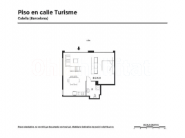 Apartamento, 23 m², cerca de bus y tren, Calle del Turisme